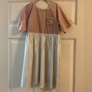 Taupe, Dress, Size 8 Little Girls